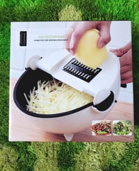 9 in 1 Magic Rotate Vegetable Cutter with Drain Basket, মাল্টি ফাংশনাল ভেজিটেবল কাটার_img_3