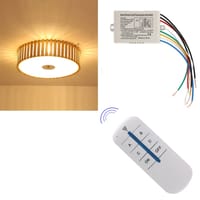 220V 4-Way ON/Off Lamp Light RF Remote Control Switch Receiver_img_3
