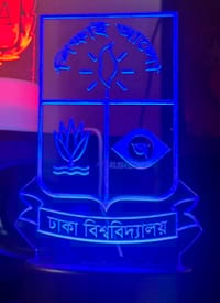 GearUP Acrylic Multicolor Night Lamp White (DU Logo)_img_0