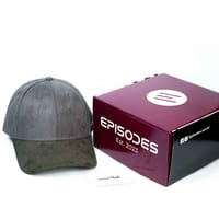 Episodes Grey Dual Solid Suede Cap_img_4