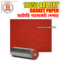 18650 Li-ion 1PCS Battery Insulation Gasket Pack | Red Adhesive Paper Electrode Insulated Pads_img_4