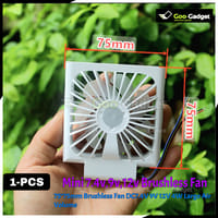 Mini 75x75mm Brushless Cooling Fan | DC 7.4V / 9V / 12V | 4W High Air Volume Blower Fan for DIY Projects_img_2