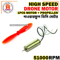High Speed 51000 RPM 3.7V Mini DC Drone Motor and Propeller-1SET_img_2