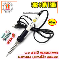 60W Soldering Iron xcy 908 Adjustable 200-450 degrees Celsius Temperature Control Hand Equipment High Insulated Easy to Use and Maintain_img_0
