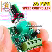 Motor Speed Controller DC 1.8V-15V 2A PWM - Voltage Regulator - Adjustable Switch - Easily Control and Optimize Motor Speed with Precision_img_1
