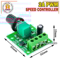 Motor Speed Controller DC 1.8V-15V 2A PWM - Voltage Regulator - Adjustable Switch - Easily Control and Optimize Motor Speed with Precision_img_5