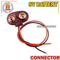 1PCS- 9V Battery Connector BLACK Color DC 9V Battery Clip Connector Leads Socket 6F22 Battery Holder Snap Cables 9 Volt For Arduino Electronics Projects Power Supply_img_0