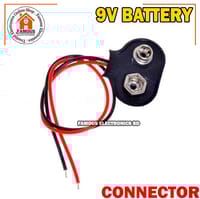 1PCS- 9V Battery Connector BLACK Color DC 9V Battery Clip Connector Leads Socket 6F22 Battery Holder Snap Cables 9 Volt For Arduino Electronics Projects Power Supply_img_2