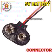 1PCS- 9V Battery Connector BLACK Color DC 9V Battery Clip Connector Leads Socket 6F22 Battery Holder Snap Cables 9 Volt For Arduino Electronics Projects Power Supply_img_3