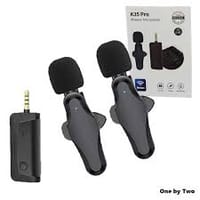 K35 Pro Dual Mic Wireless Lavalier Microphone_img_0