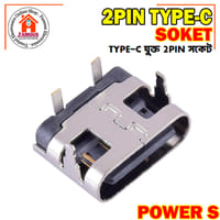 1PCS 2 Pin Micro Type C Connector Socket USB 3.1 Type-C Female Power Jack Dock Encounter_img_0