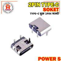 1PCS 2 Pin Micro Type C Connector Socket USB 3.1 Type-C Female Power Jack Dock Encounter_img_2