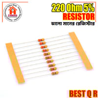 10PCS Resistor 220Ohm Carbon Film Resistor 220 1/4W Resistance 0.25 Watt 5% Tolerance Fixed Resistors For Passive Components Parts_img_3