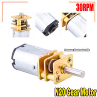 N20 30RPM Micro-Speed Gear Motor DC 6V Reduction Gear Motors with Metal Gearbox Wheel for Make Electric Screw Driver Diy Project_img_5