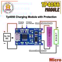 1PCS TP4056 DC 5V 1A Mini Micro USB Interface Lithium Battery Charging Board - DIY Charger Module for Easy Battery Charging_img_1