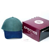 Episodes Sea Green Dual Solid Suede Cap_img_4