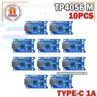 10PCS TP4056 Type-C USB 5V 1A 18650 Lithium Battery Charger Module Charging Board with Dual Protection Functions_img_0