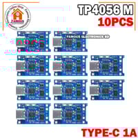 10PCS TP4056 Type-C USB 5V 1A 18650 Lithium Battery Charger Module Charging Board with Dual Protection Functions_img_7