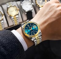 POEDAGAR 910 Luxury Stainless steel Wrist Watch For Man - Waterproof Men Watch Quartz - Stainless Steel Men's Watch -Stainless steel Watch_img_1