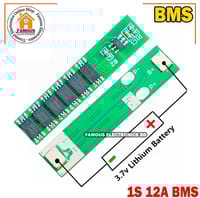 1S 18650 3.7V lithium battery protection board BMS 12A 6MOS_img_0