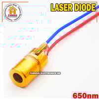 650nm 6mm DC 5V 5mW Laser Dot Diode Module Red Copper Head_img_2