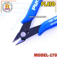 High-Quality Wire Cutter PLATO 170 Wishful Clamp DIY Electronic Diagonal Pliers Side Cutting Nippers - Precision Wire Cutting Tool for Electronics_img_3