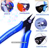 High-Quality Wire Cutter PLATO 170 Wishful Clamp DIY Electronic Diagonal Pliers Side Cutting Nippers - Precision Wire Cutting Tool for Electronics_img_4