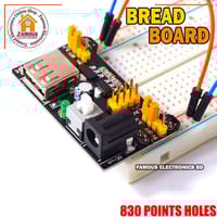 MB102 Solderless Breadboard 16.5x5.5cm 830 Point Prototype PCB MB-102 Breadboard Use Project Uno R3 ESP8266 Jumper Wire_img_4