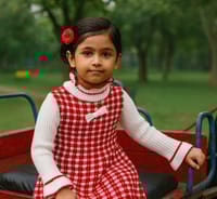 ছোট মেয়েদের শীতের পোশাক, বাচ্চাদের মেয়েদের রাফেল কলার সোয়েটার শীতের পোশাক, ২০২৫ সালের নতুন ফ্যাশনের বাচ্চা মেয়েদের শীতের পোশাক_img_1