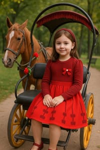 ছোট মেয়েদের শীতের পোশাক, বাচ্চাদের মেয়েদের সোয়েটার শীতের পোশাক, ২০২৫ সালের নতুন ফ্যাশনের বাচ্চা মেয়েদের শীতের পোশাক_img_1