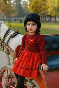 ছোট মেয়েদের শীতের পোশাক, বাচ্চাদের মেয়েদের সোয়েটার শীতের পোশাক, ২০২৫ সালের নতুন ফ্যাশনের বাচ্চা মেয়েদের শীতের পোশাক_img_2