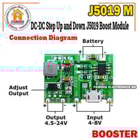 J5019 Li-ion 3.7/4.2 Volt Battery Charger Board + DC-DC Step Up and Down Boost Module_img_2