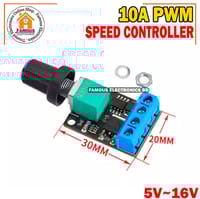 5V 9V 12V 16V 10A PWM DC Motor Speed Controller LED Dimmer Dimming Module Adjustable Speed Regulator Control Switch_img_7