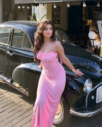 Pink Ruched Backless Maxi Dress_img_0