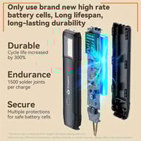 Awgem SH2 Portable Mini Spot Welder Adjustable Spot Welding Machine for Lithium Battery_img_1