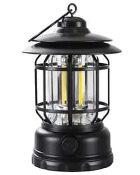 Multifunctional Rechargeable Stepless Dimming Handheld LED Camping Lamp Vintage Portable Lantern_img_0