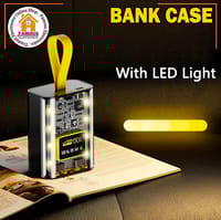 18650 Battery Charger Case Cool DIY Power Bank Box Fast Charging Case With Night Light Charging Power Bank Case_img_3