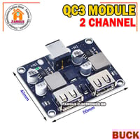 USB 2Channel QC3.0 QC2.0 DC-DC Buck Converter Charging Step Down Module 6-32V 9V 12V 24V to Fast Quick Charger Circuit Board 5V,_img_5