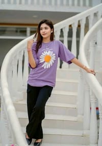 Drop Shoulder Ladies T-shirt_img_0