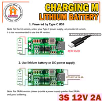 Multi-Cell 3S 2A Type-C To 12.6V Step-Up Boost Lipo- Polymer Li-Ion Charger 11.1V 18650 Lithium Battery_img_5