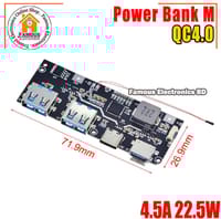 QC4.0 QC3.0 LED Dual USB 5V 4.5A 22.5W Micro/Type-C USB Mobile Power Bank 18650 Charging Module Temperature / Circuit Protection_img_6