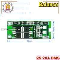2S BMS 20A Circuit Module 8.4v Li-Ion Battery Protection Board-Balance_img_5