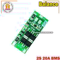 2S BMS 20A Circuit Module 8.4v Li-Ion Battery Protection Board-Balance_img_1