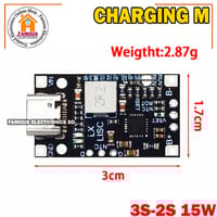 Type-C USB 2S/3S BMS 15W 8.4V 12.6V 1.5A Lithium Battery Charging Boost Module With Balanced Support Fast Charge With Indicator_img_5