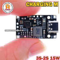 Type-C USB 2S/3S BMS 15W 8.4V 12.6V 1.5A Lithium Battery Charging Boost Module With Balanced Support Fast Charge With Indicator_img_1
