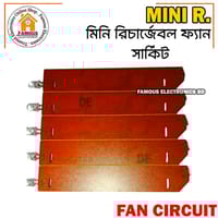 Mini Rechargeable 3.7/4.2/5 Volt Fan Circuit 3 Step Fan Speed Control with LED indicator Replacement Parts for mini Rechargeable Fan 3.7/4.2/5 Volt  Whit LED Torch (Normal)_img_4