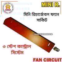 Mini Rechargeable 3.7/4.2/5 Volt Fan Circuit 3 Step Fan Speed Control with LED indicator Replacement Parts for mini Rechargeable Fan 3.7/4.2/5 Volt  Whit LED Torch (Normal)_img_1