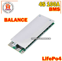 Lifepo4 Bms 4s 12V 100A Protection Circuit Board With Balanced_img_1