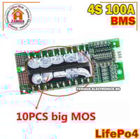 Lifepo4 Bms 4s 12V 100A Protection Circuit Board With Balanced_img_3