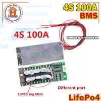Lifepo4 Bms 4s 12V 100A Protection Circuit Board With Balanced_img_4